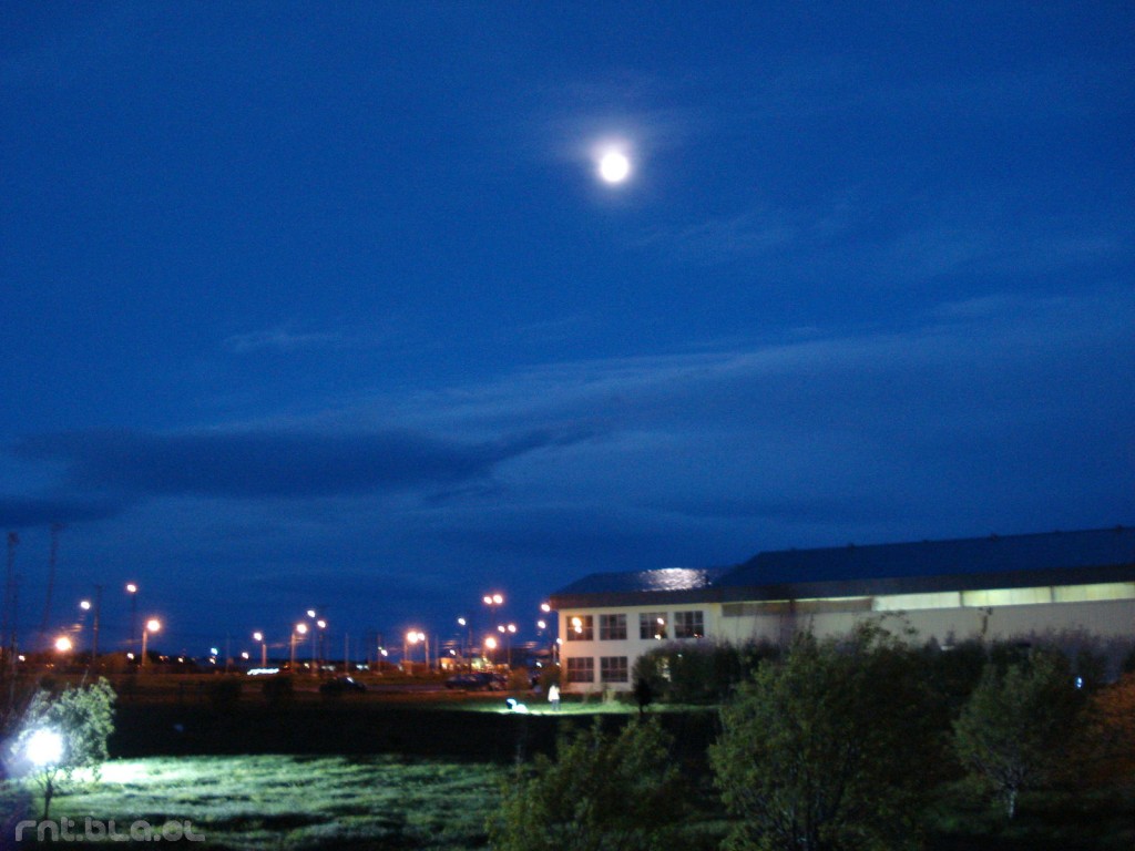 Luna en la noche