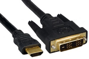 Cable HDMI y cable DVI (Solo digital en Single-Link)